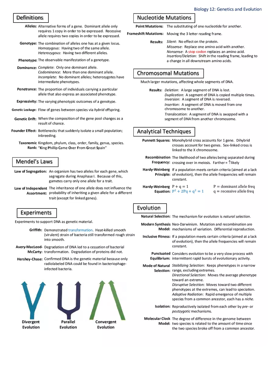Notes for Biology - Page 4