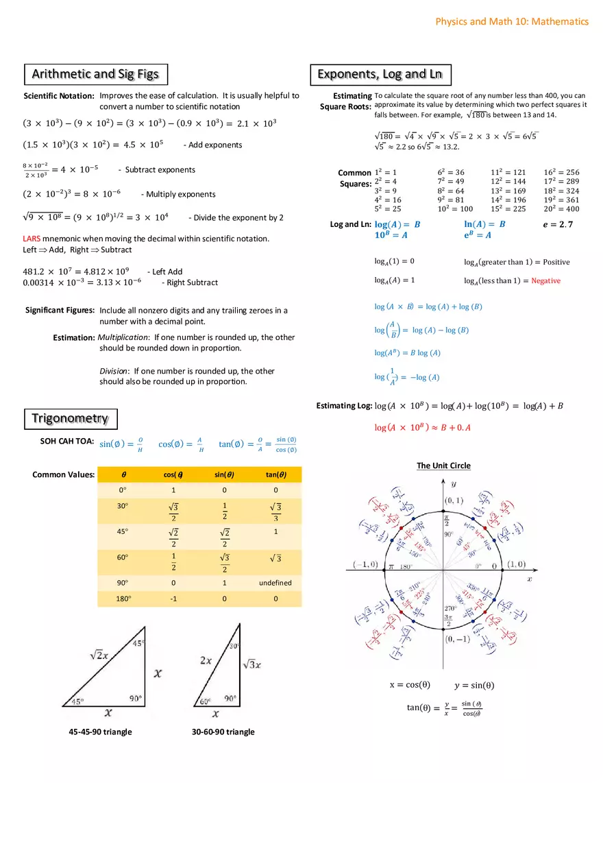 Notes for Physics and Math - Page 12
