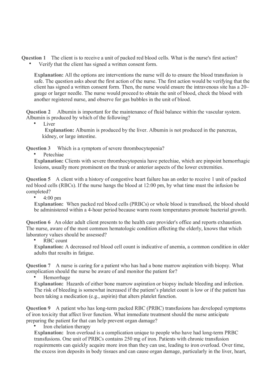Hemo Function Questions 3 - Page 1