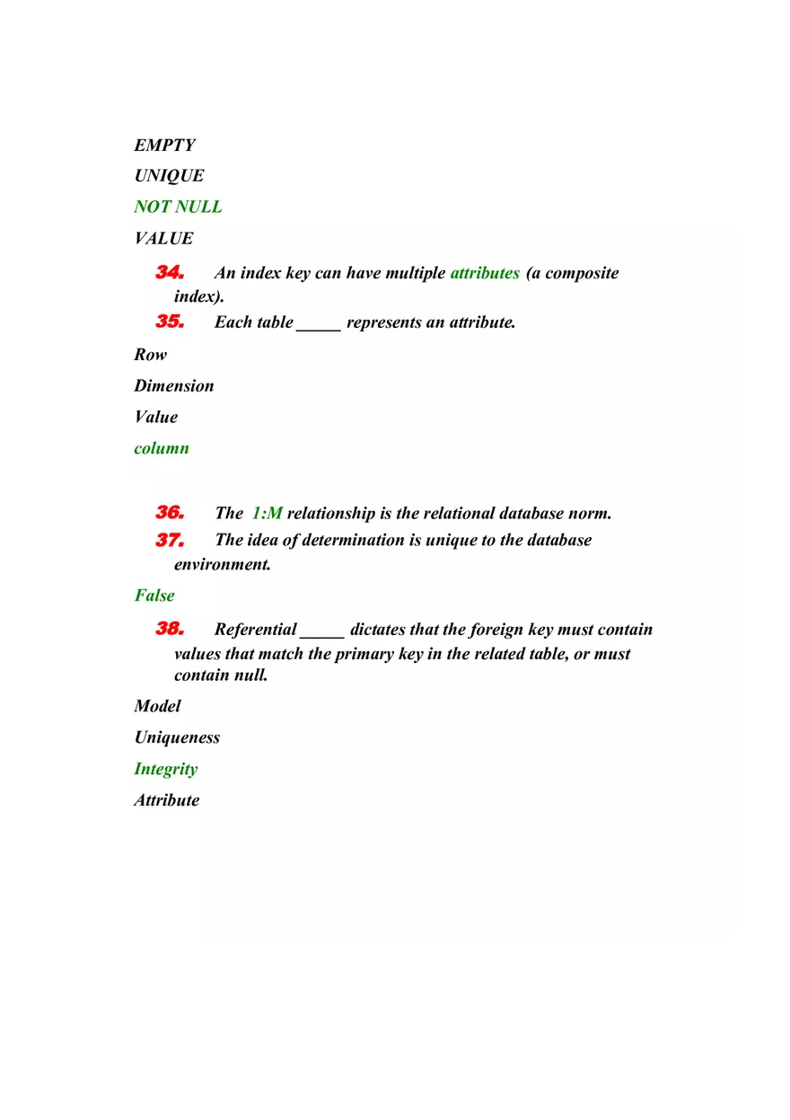 Quiz Lesson III - Data Management Foundations - Page 7