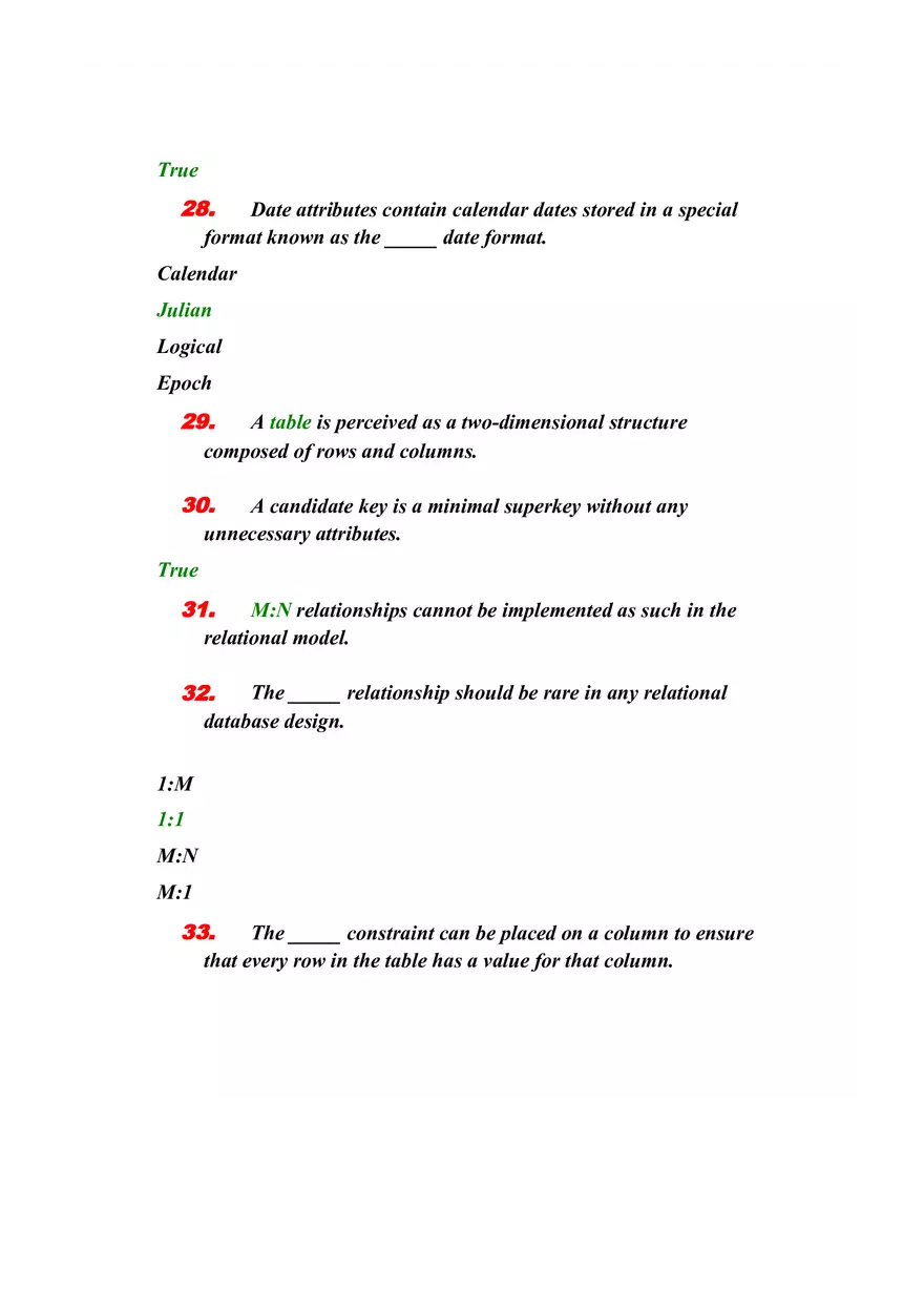 Quiz Lesson III - Data Management Foundations - Page 6