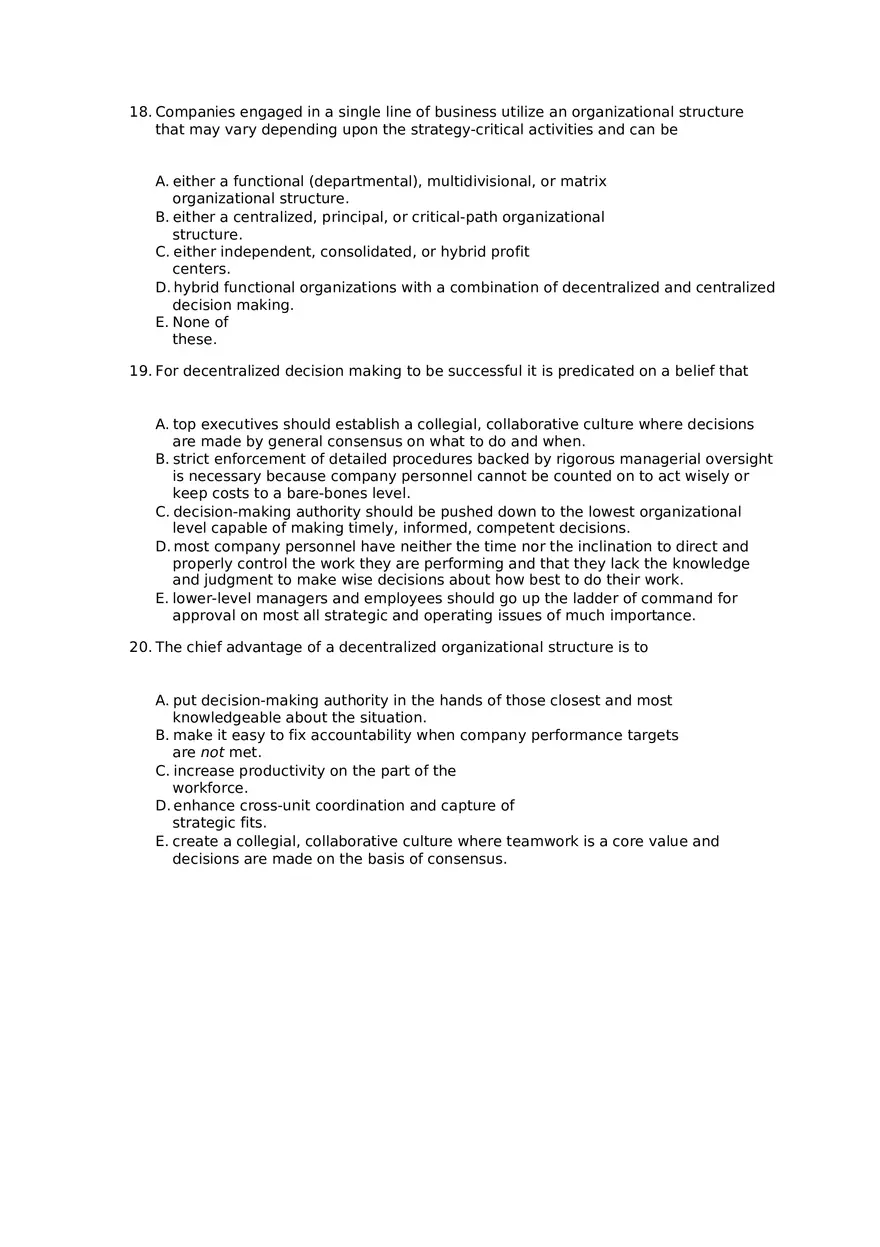 Superior Strategy Execution-Another Path to Competitive Advantage Assignment 1 - Page 7