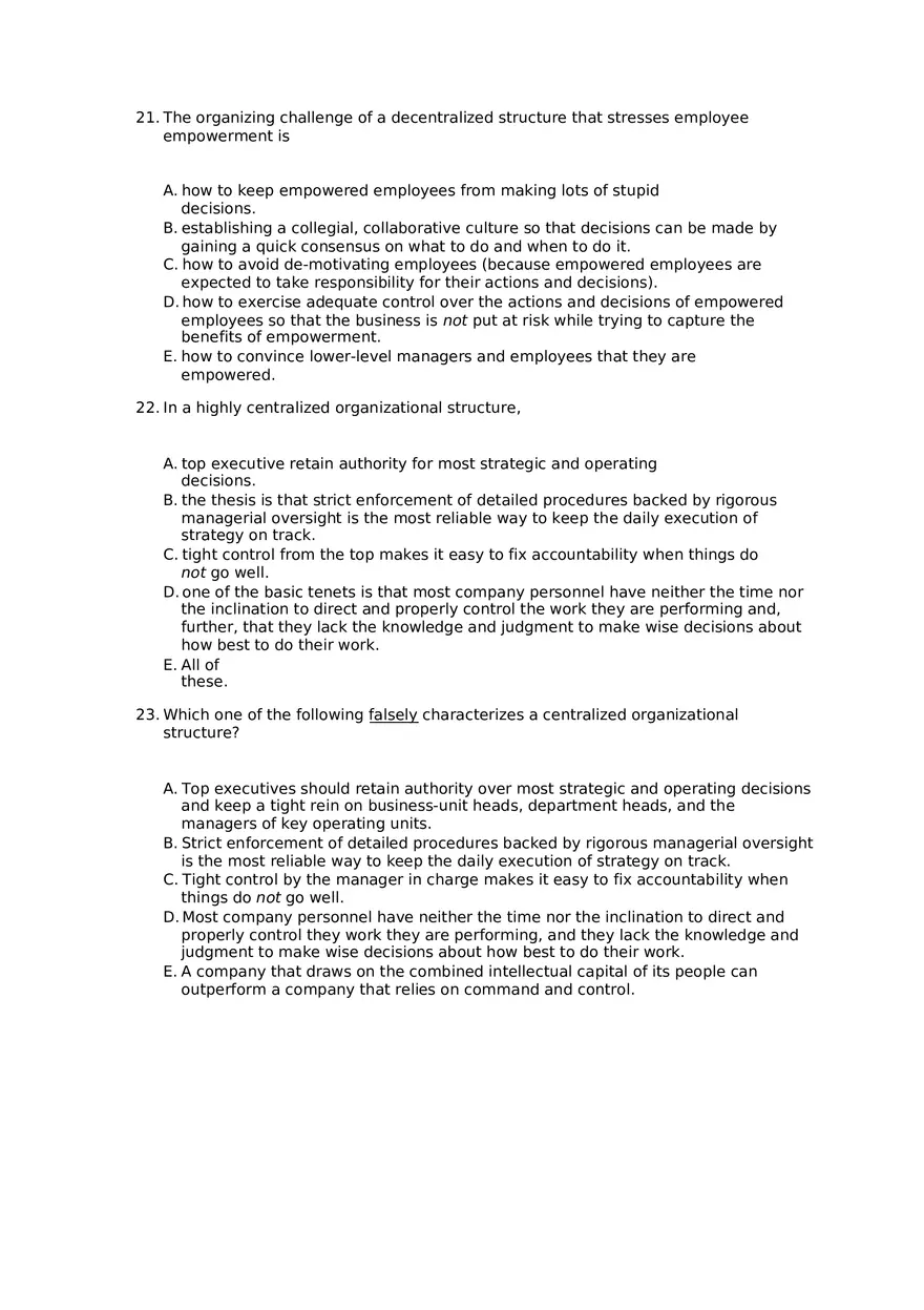 Superior Strategy Execution-Another Path to Competitive Advantage Assignment 1 - Page 8