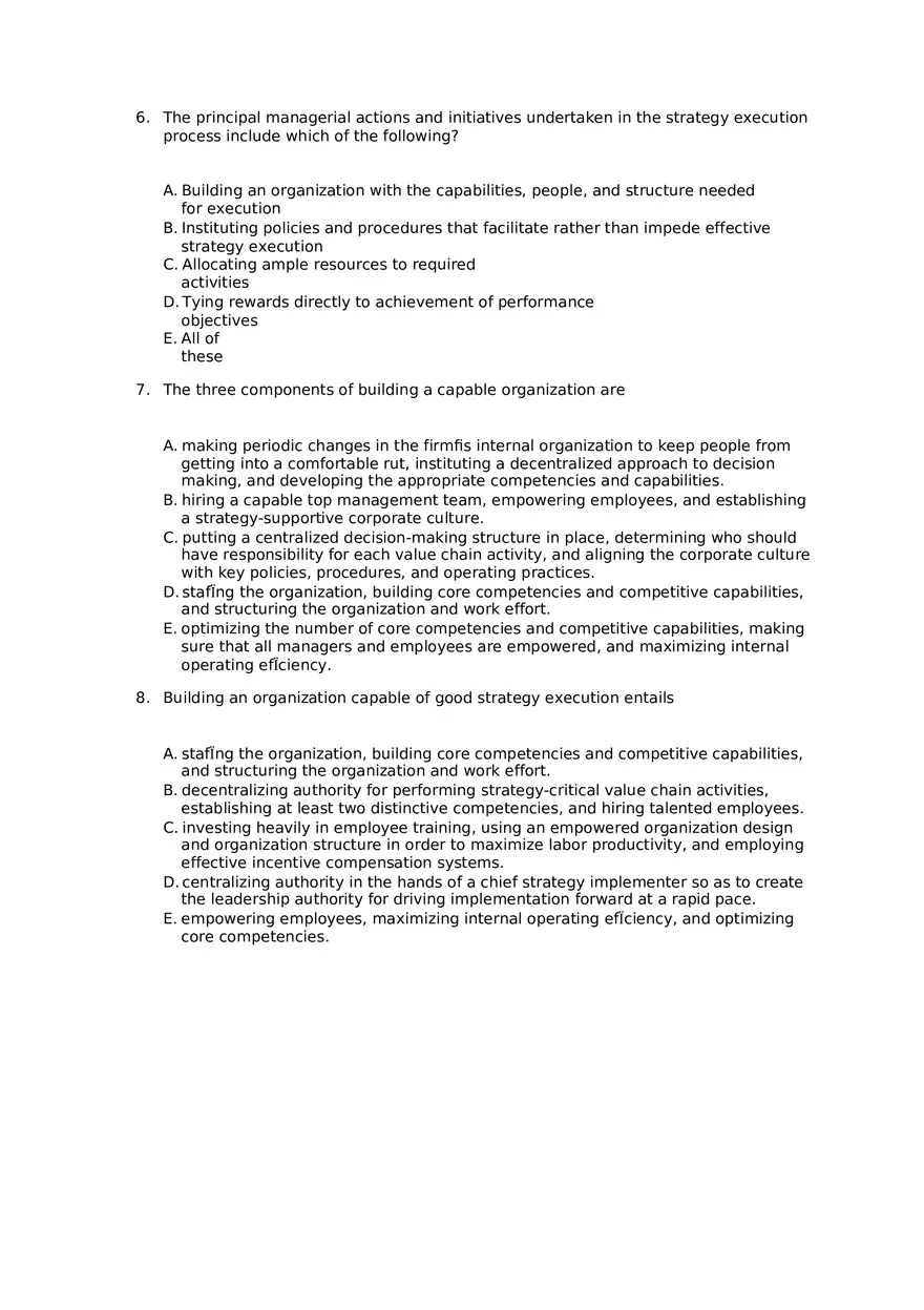 Superior Strategy Execution-Another Path to Competitive Advantage Assignment 1 - Page 3
