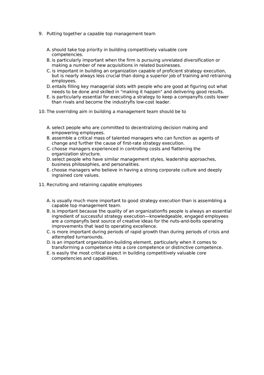 Superior Strategy Execution-Another Path to Competitive Advantage Assignment 1 - Page 4