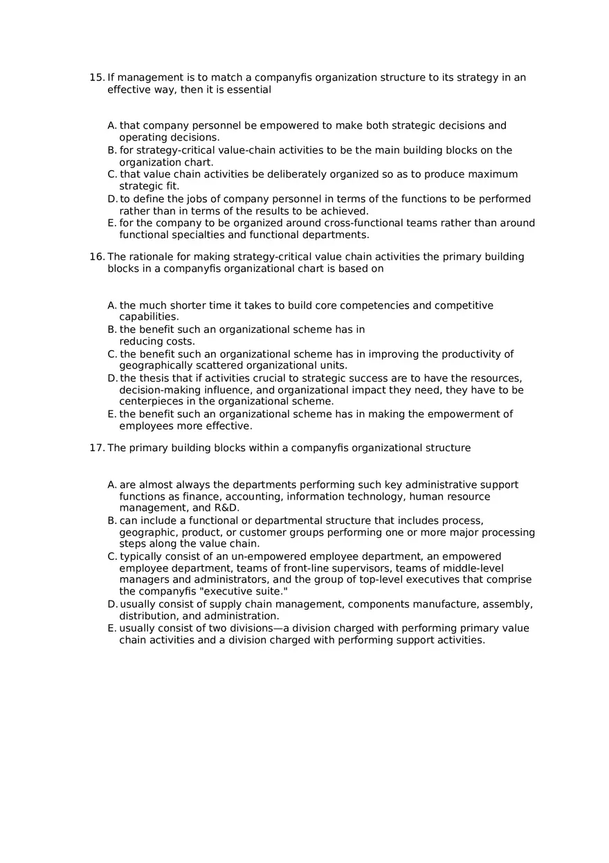 Superior Strategy Execution-Another Path to Competitive Advantage Assignment 1 - Page 6