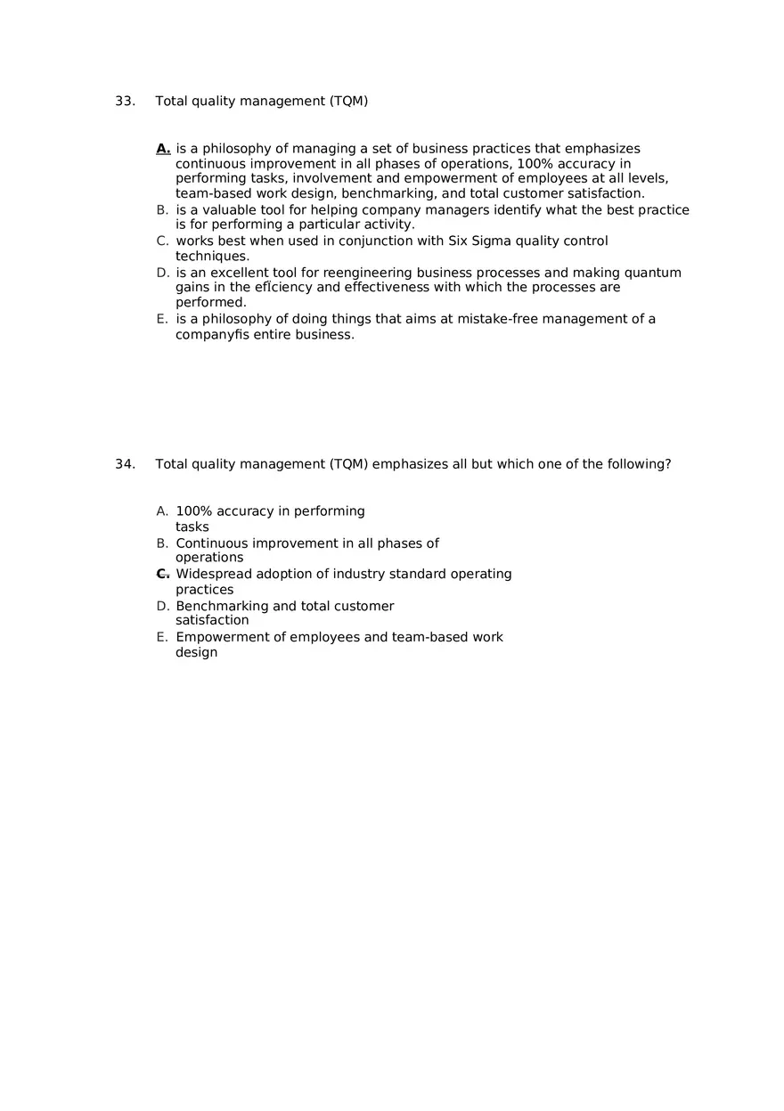 Superior Strategy Execution-Another Path to Competitive Advantage Answer Key 2 - Page 7