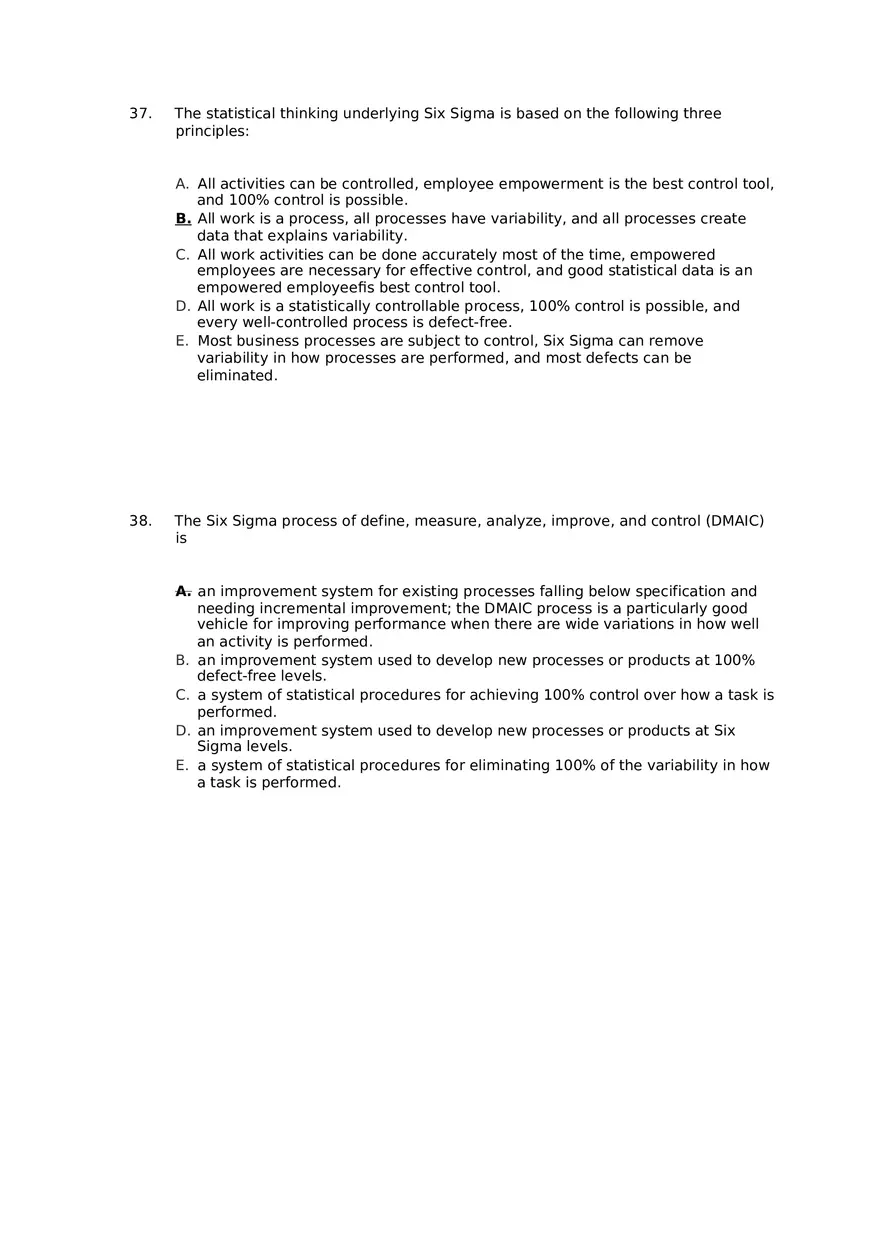 Superior Strategy Execution-Another Path to Competitive Advantage Answer Key 2 - Page 9