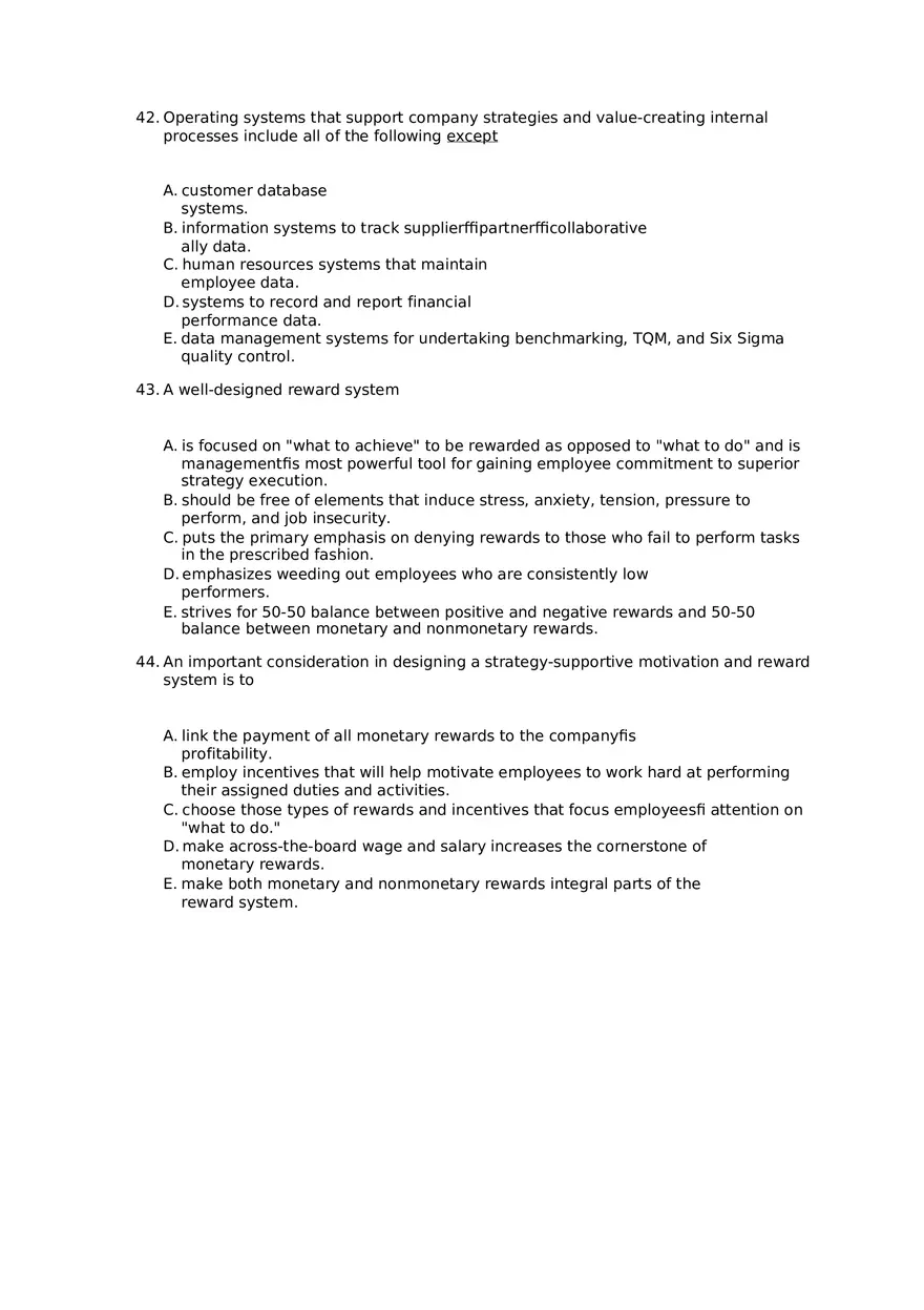 Superior Strategy Execution-Another Path to Competitive Advantage Assignment 2 - Page 5