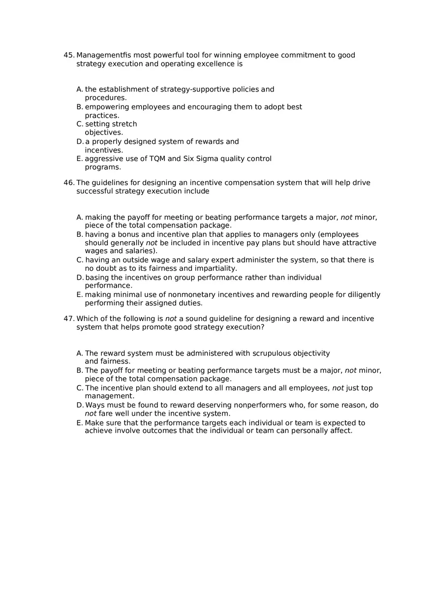 Superior Strategy Execution-Another Path to Competitive Advantage Assignment 2 - Page 6