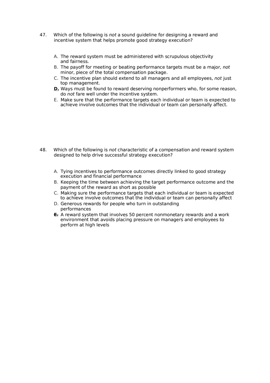 Superior Strategy Execution-Another Path to Competitive Advantage Answer Key 3 - Page 4