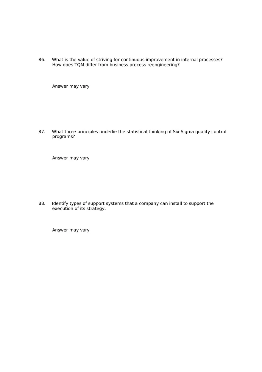 Superior Strategy Execution-Another Path to Competitive Advantage Answer Key 4 - Page 4