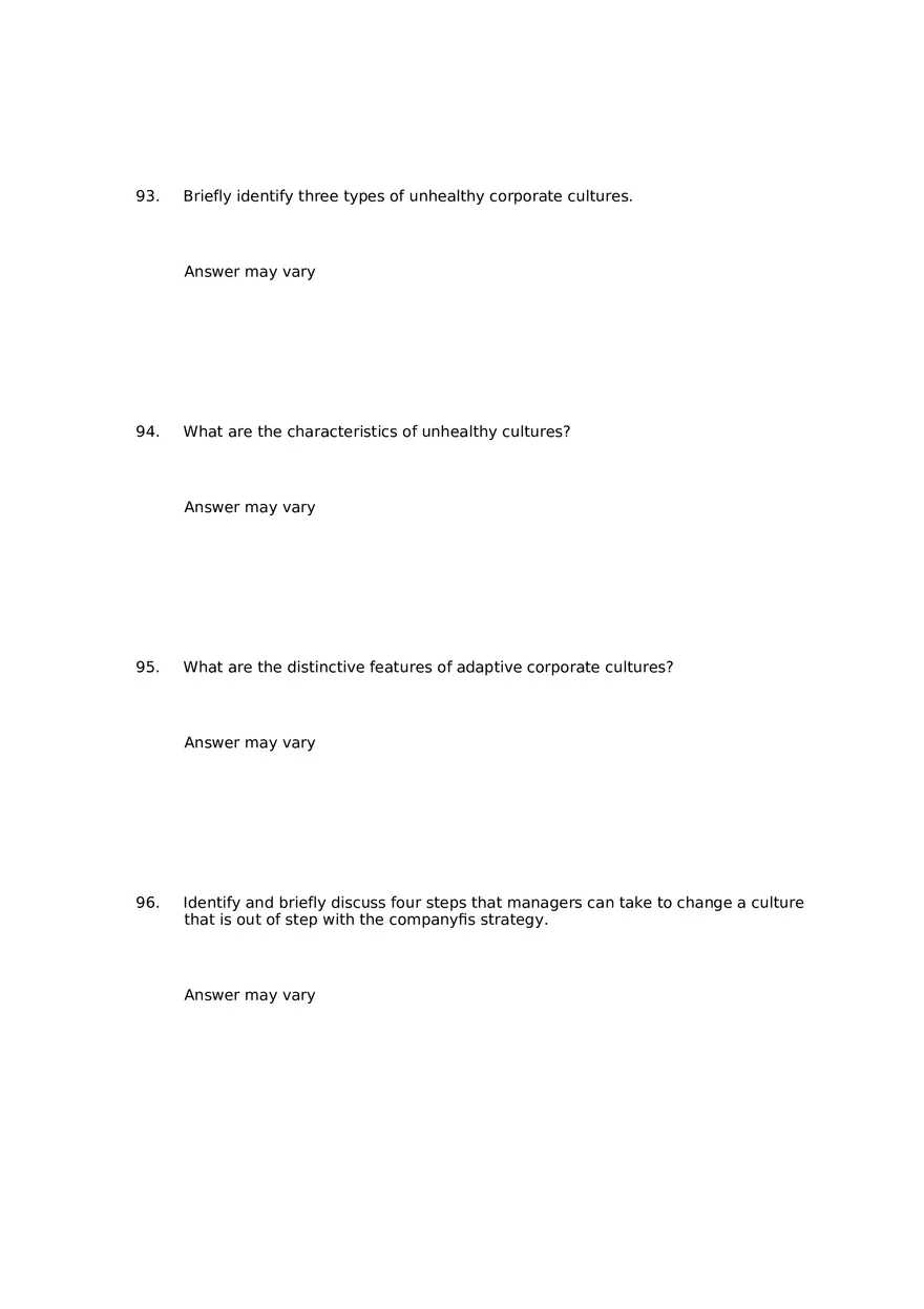 Superior Strategy Execution-Another Path to Competitive Advantage Answer Key 4 - Page 6
