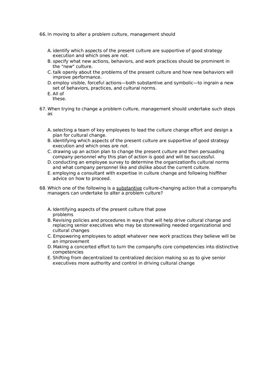 Superior Strategy Execution-Another Path to Competitive Advantage Assignment 3 - Page 6