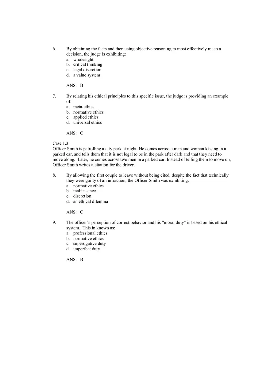 Understanding Ethics Answer Key Part 6 - Page 2