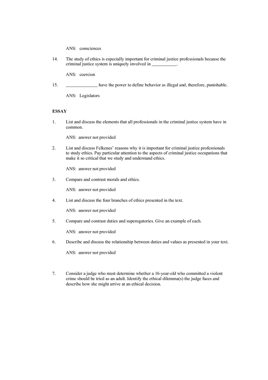 Understanding Ethics Answer Key Part 6 - Page 6