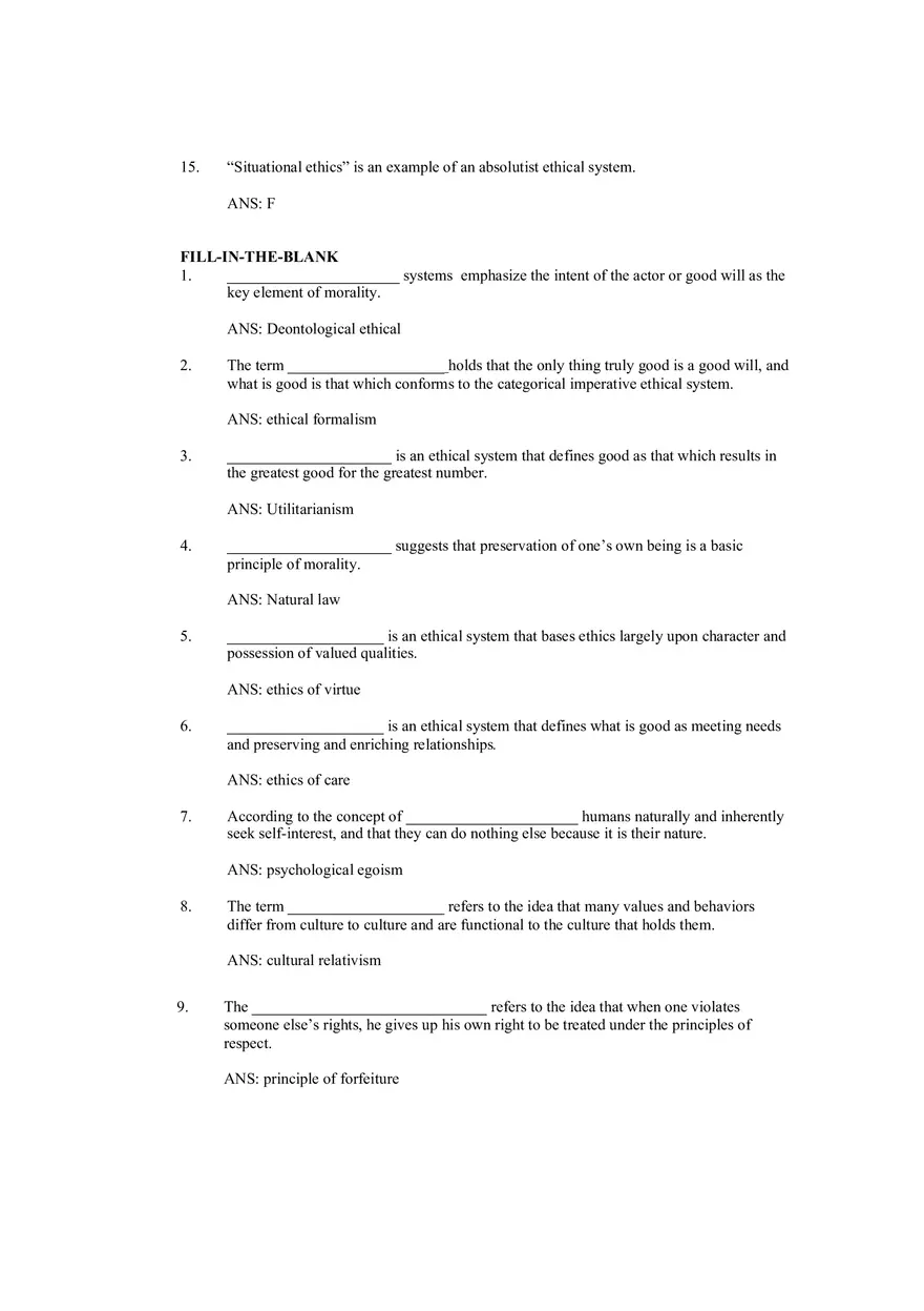 Understanding Ethics Answer Key Part 7 - Page 10