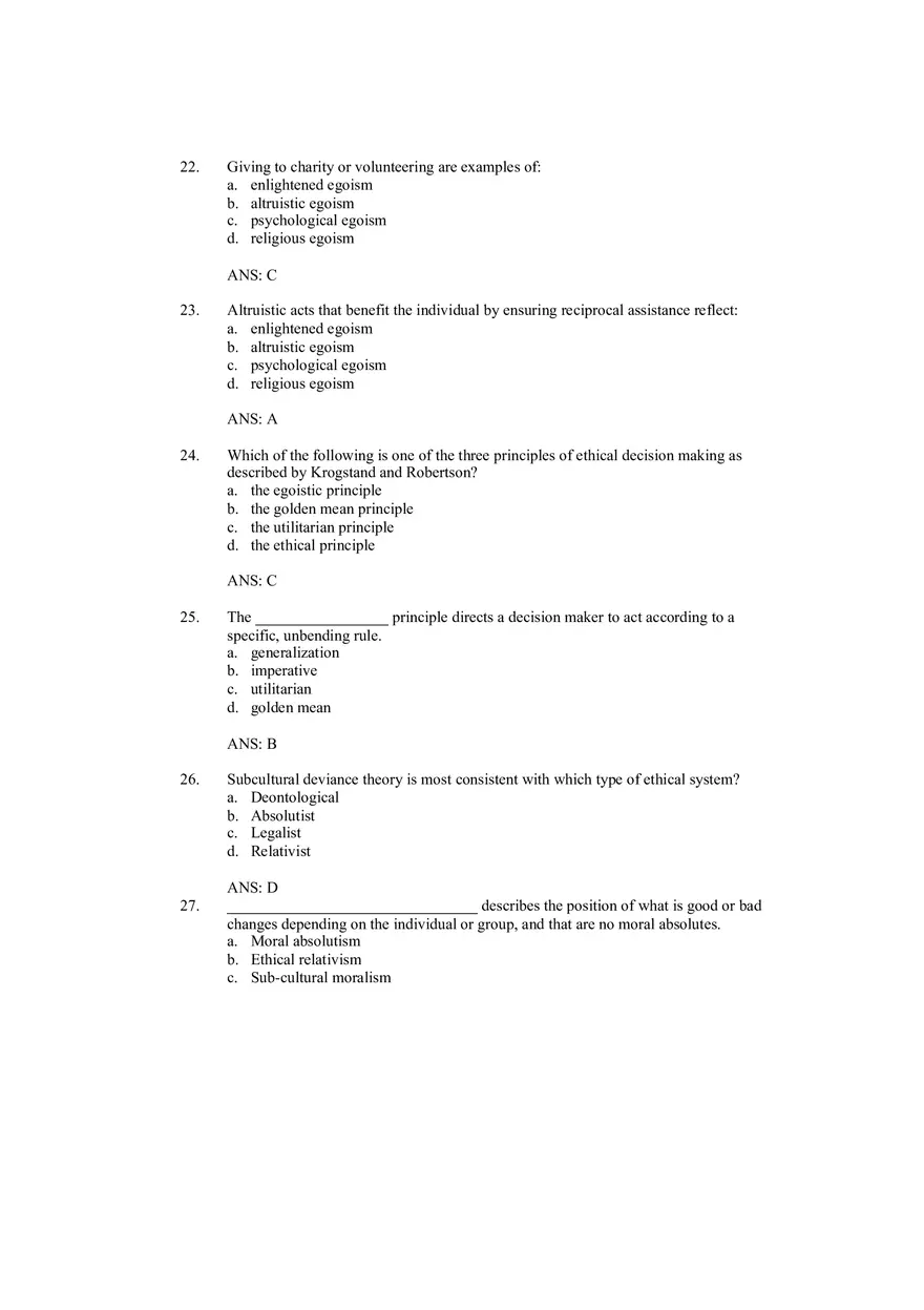 Understanding Ethics Answer Key Part 7 - Page 2