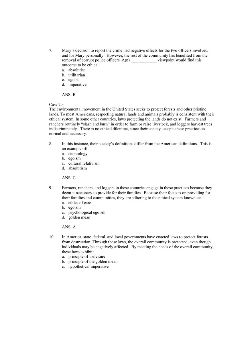 Understanding Ethics Answer Key Part 7 - Page 6