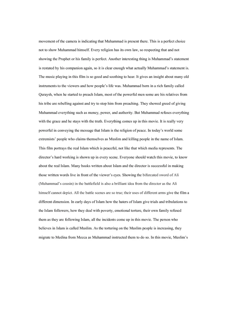 Movie Review of The Message - The Islamic Tradition - Page 3