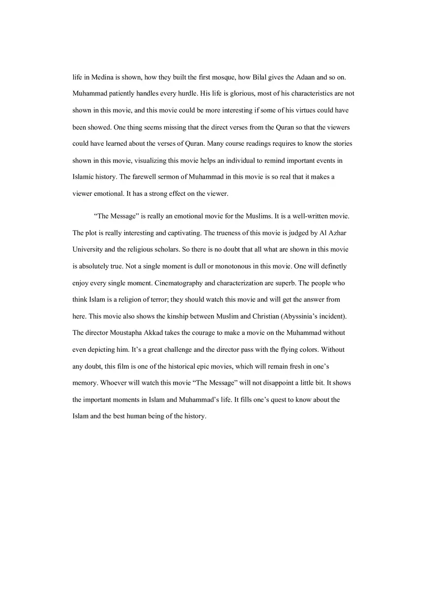 Movie Review of The Message - The Islamic Tradition - Page 4