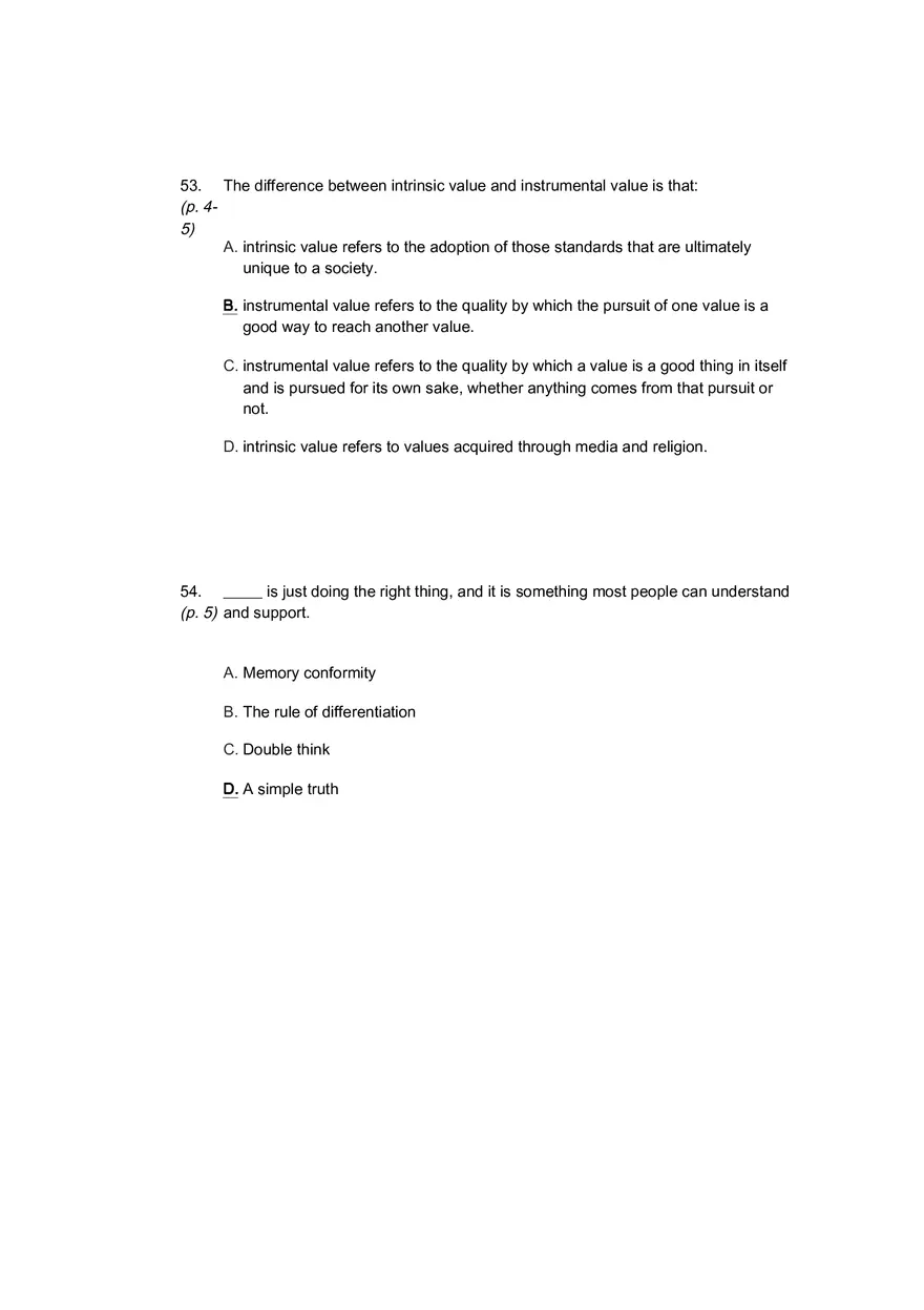 Understanding Ethics Answer Key Part 3 - Page 1