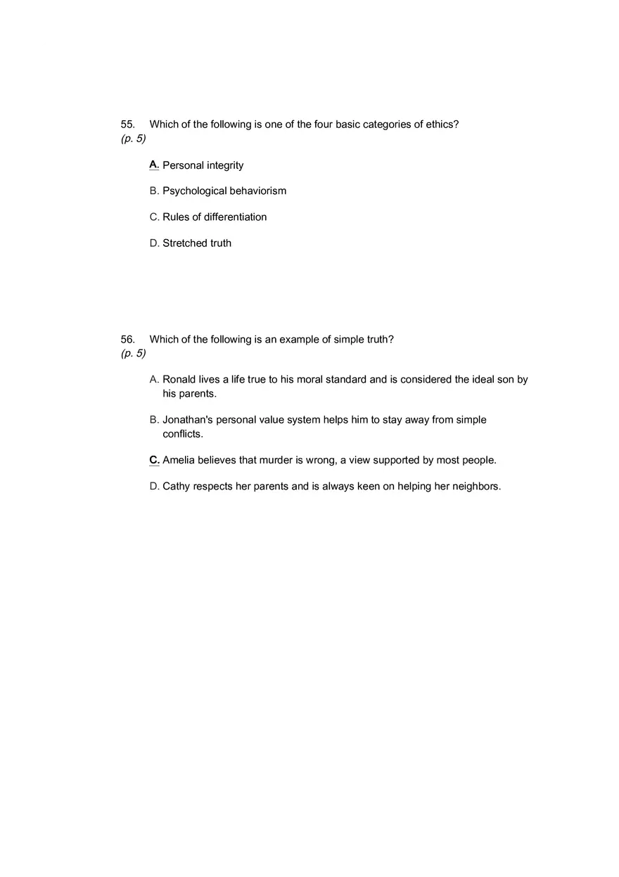 Understanding Ethics Answer Key Part 3 - Page 2