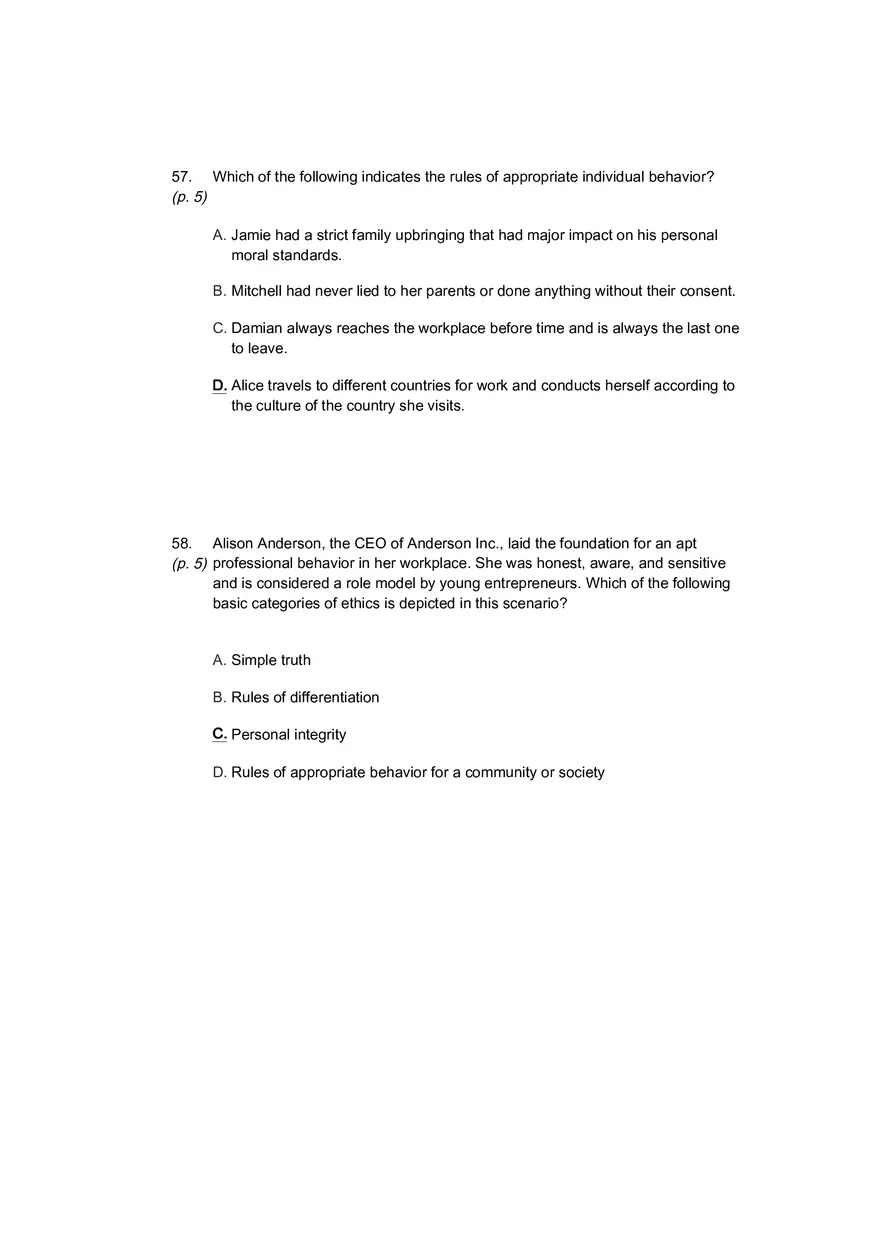 Understanding Ethics Answer Key Part 3 - Page 3