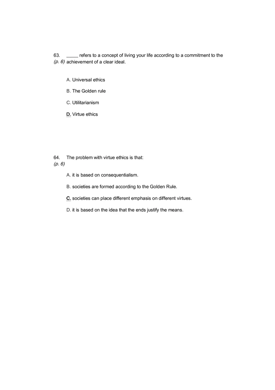 Understanding Ethics Answer Key Part 3 - Page 6