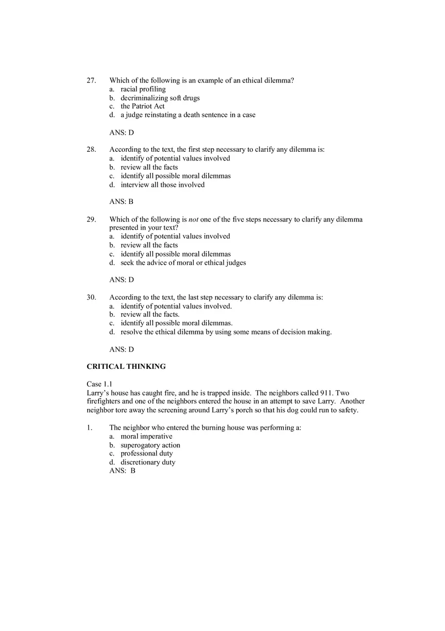 Understanding Ethics Answer Key Part 5 - Page 10