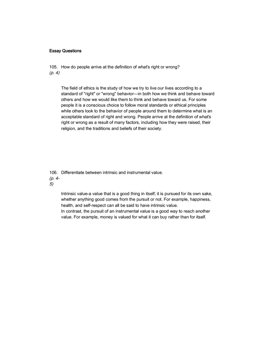 Understanding Ethics Answer Key Part 5 - Page 2
