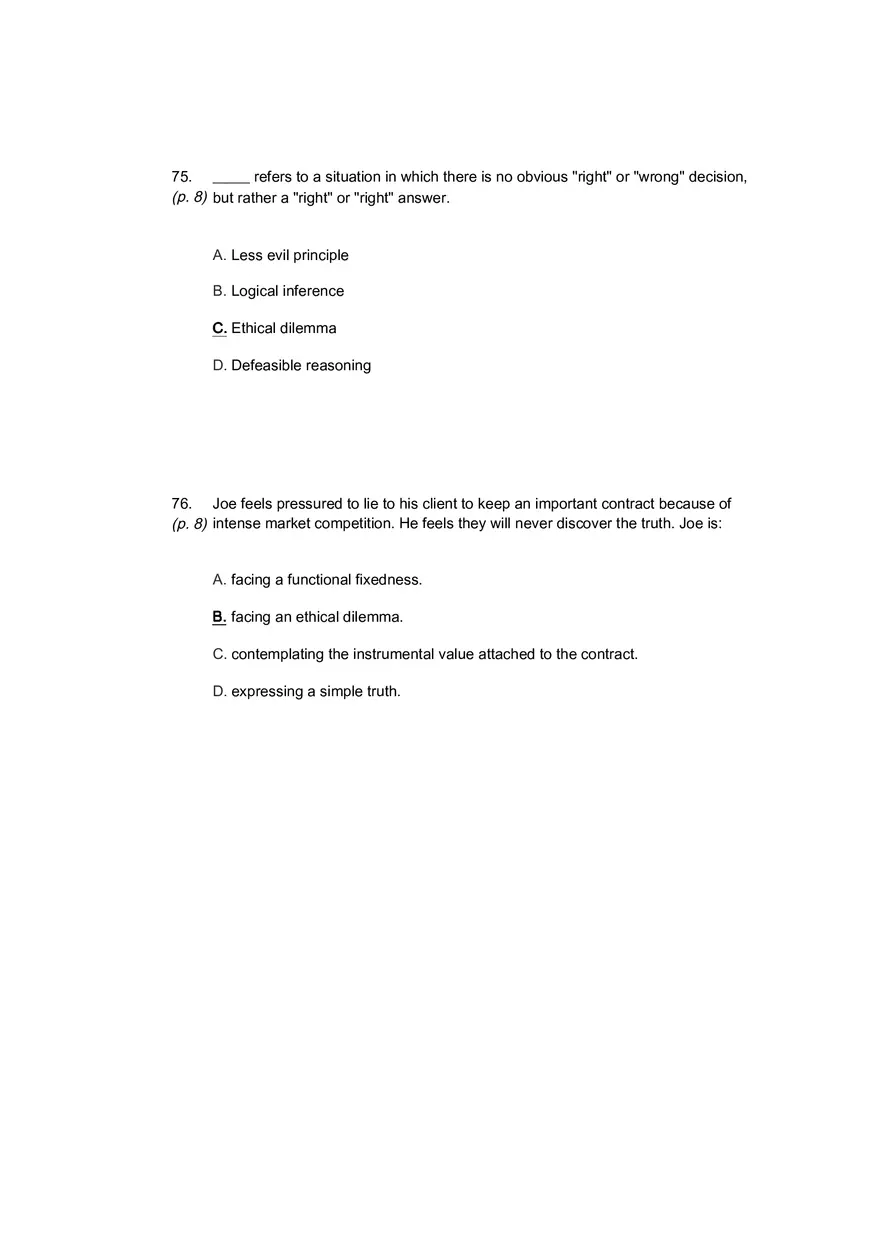 Understanding Ethics Answer Key Part 4 - Page 2