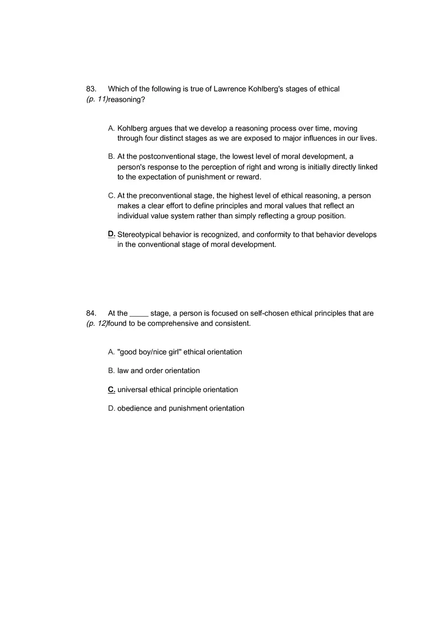 Understanding Ethics Answer Key Part 4 - Page 6