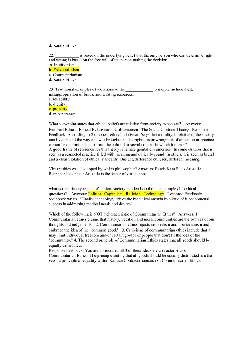 Understanding Ethics Answer Key Part 8 - Page 3