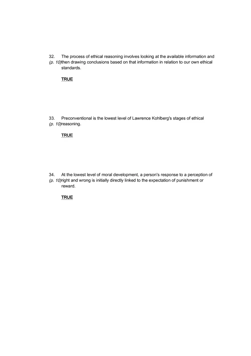 Understanding Ethics Answer Key Part 2 - Page 2