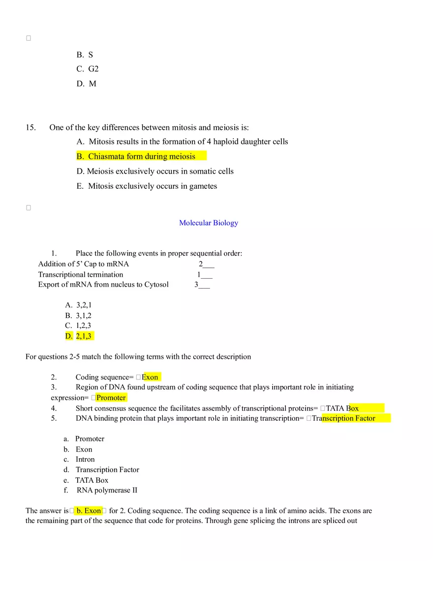 Advanced Problems In Genetics Quiz Answers - Page 14