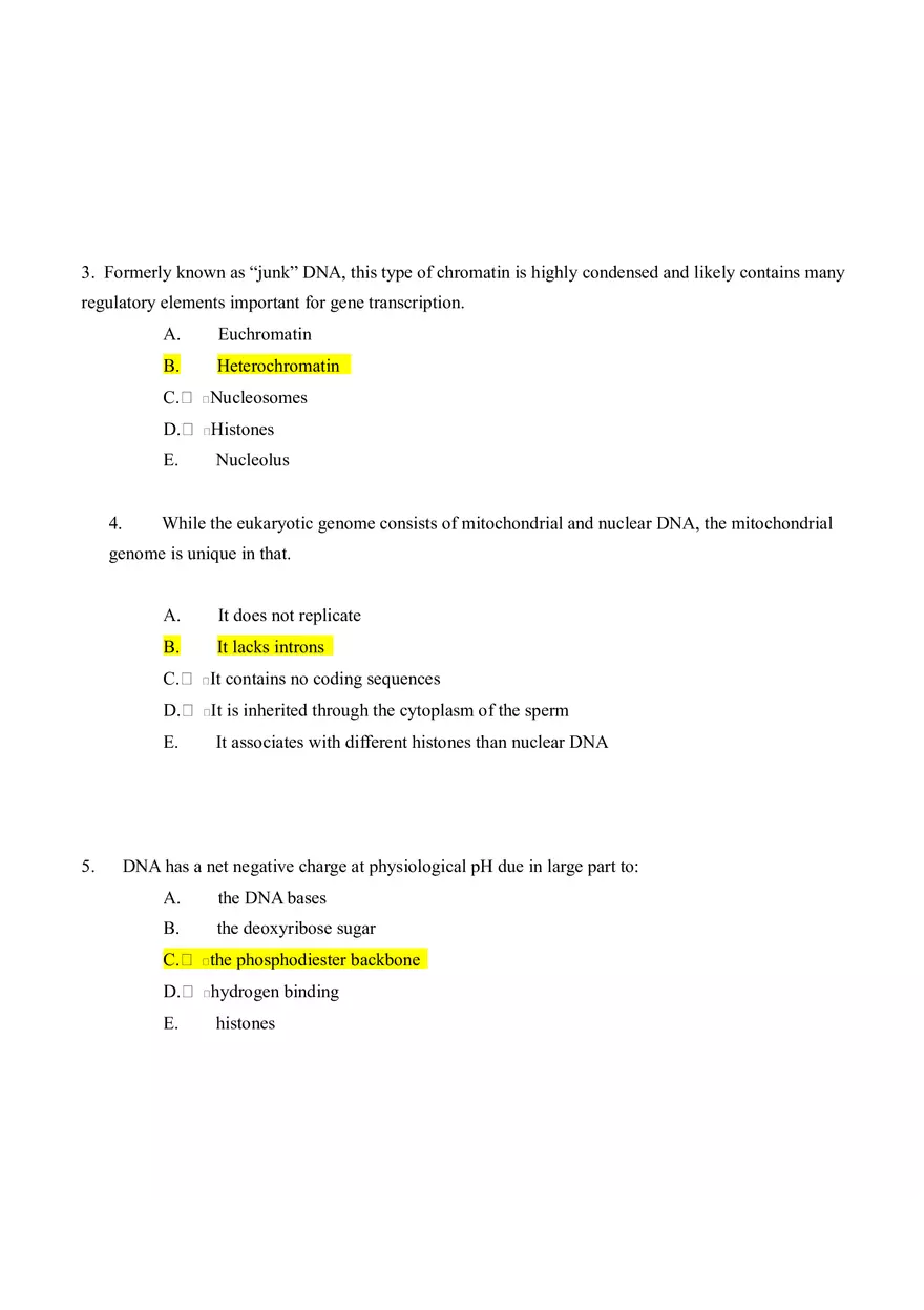 Advanced Problems In Genetics Quiz Answers - Page 2