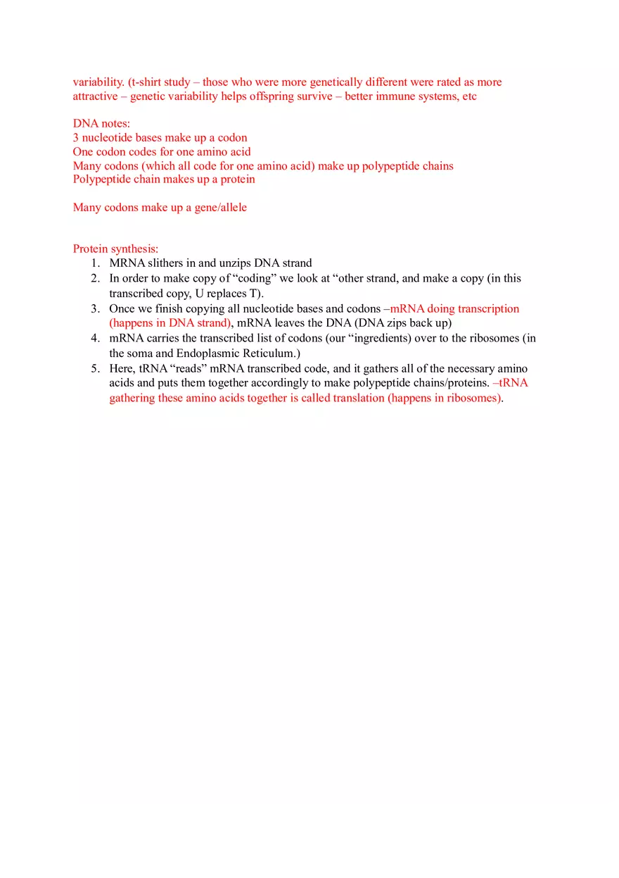 Biopsychology Basic Genetics - Page 3