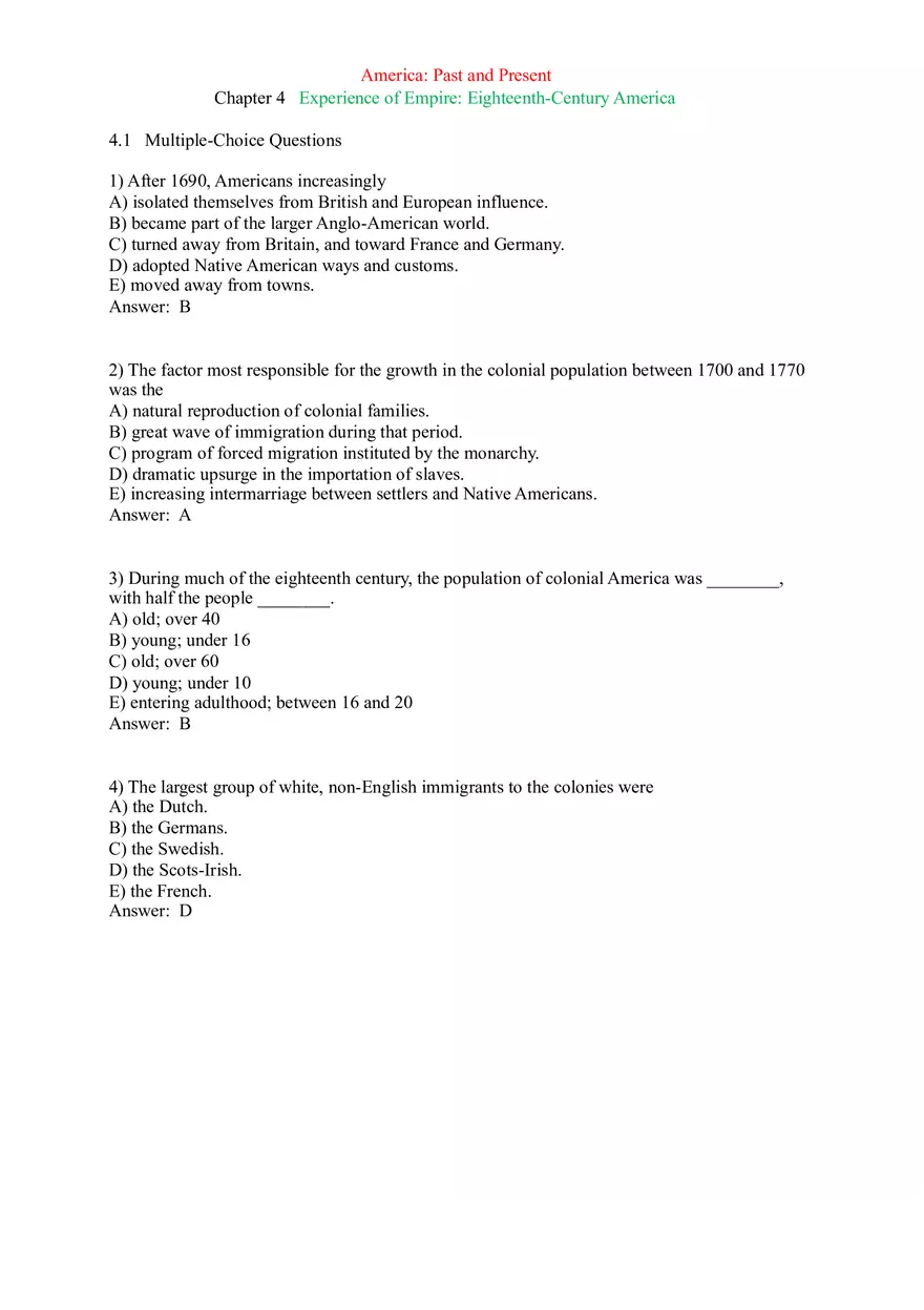 Experience of Empire - Eighteenth-Century America - Page 1