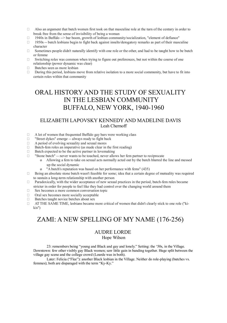 The Making of a Homosexual Minority, 1945-1970 (Chapters 4-7, 9-10) - Page 6