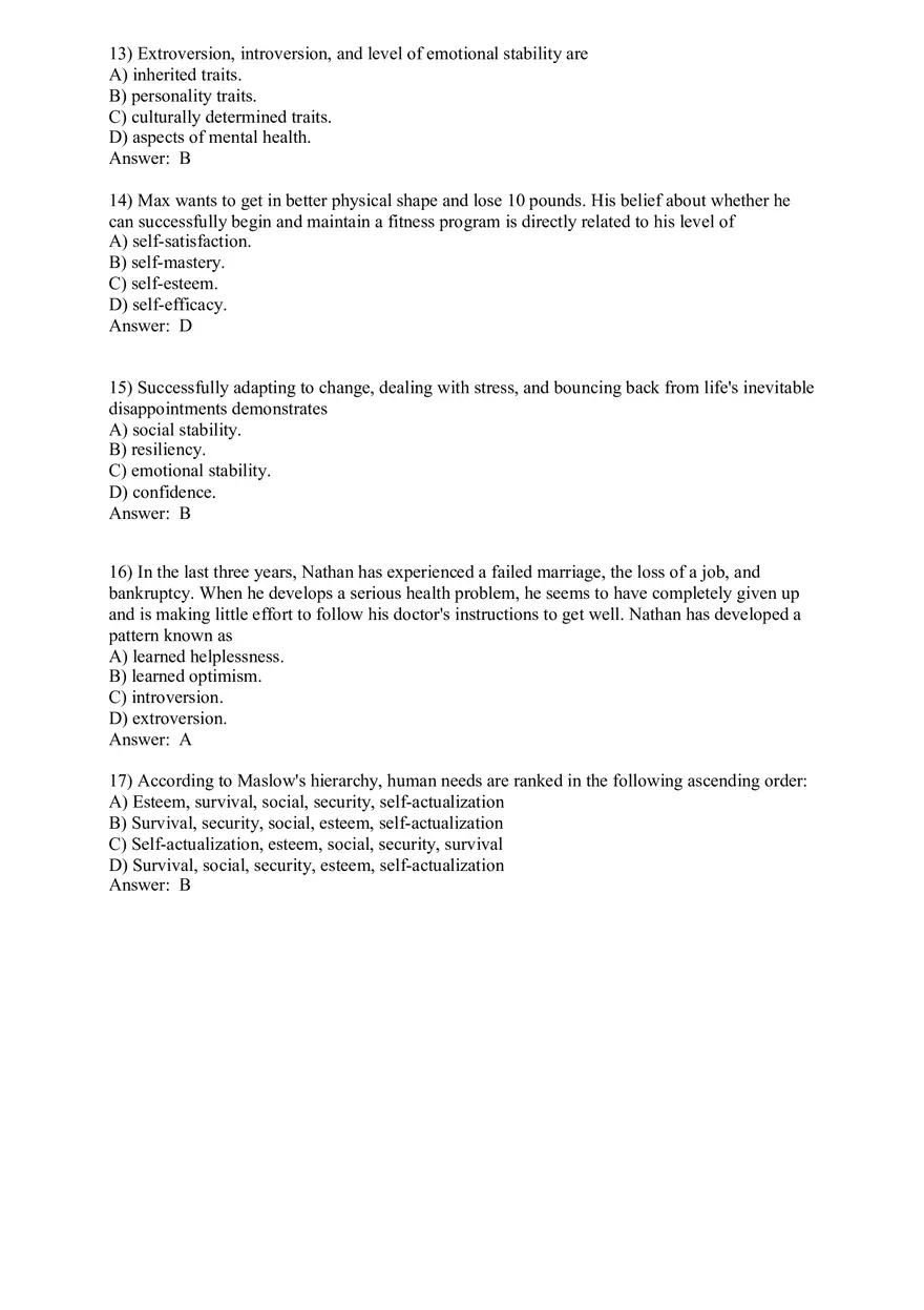 Promoting and Preserving Your Psychological Health - Page 10