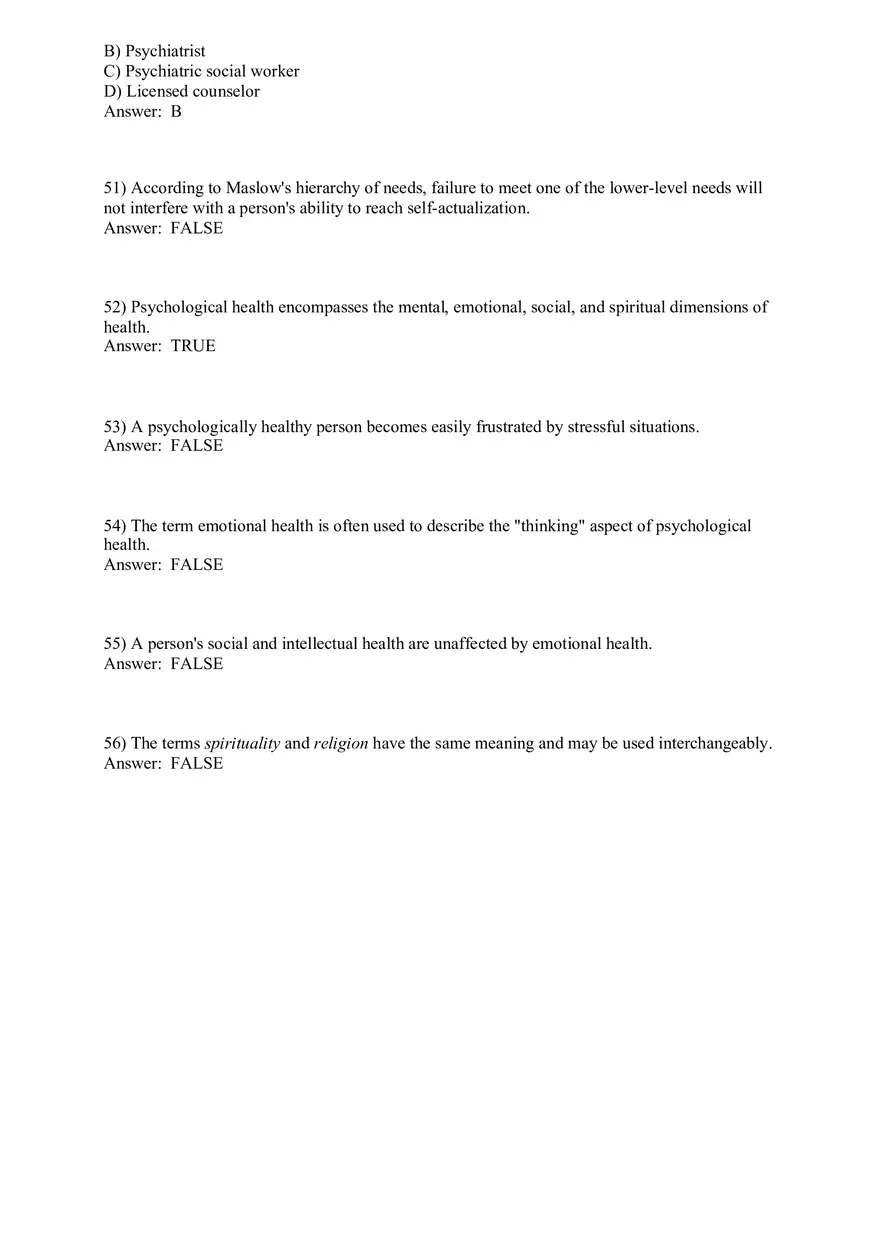 Promoting and Preserving Your Psychological Health - Page 3