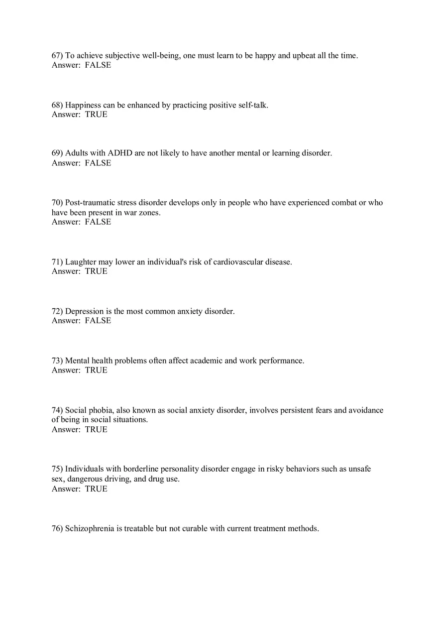 Promoting and Preserving Your Psychological Health - Page 5