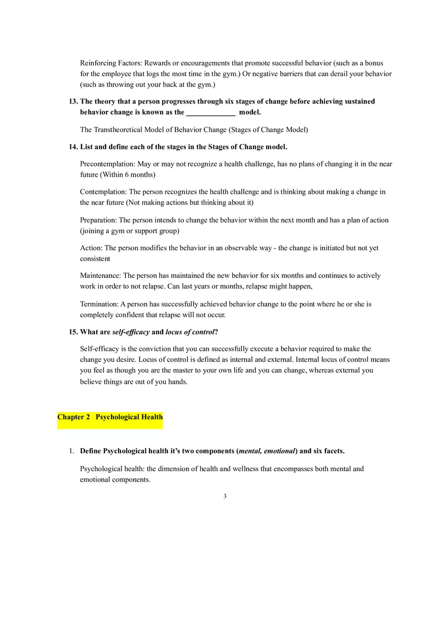 Study Guide for Health in the 21st Century - Page 13