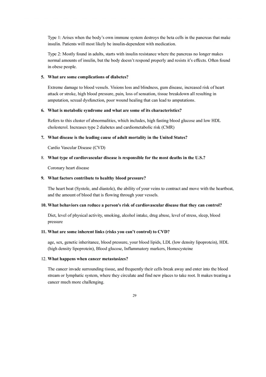 Study Guide for Health in the 21st Century - Page 22