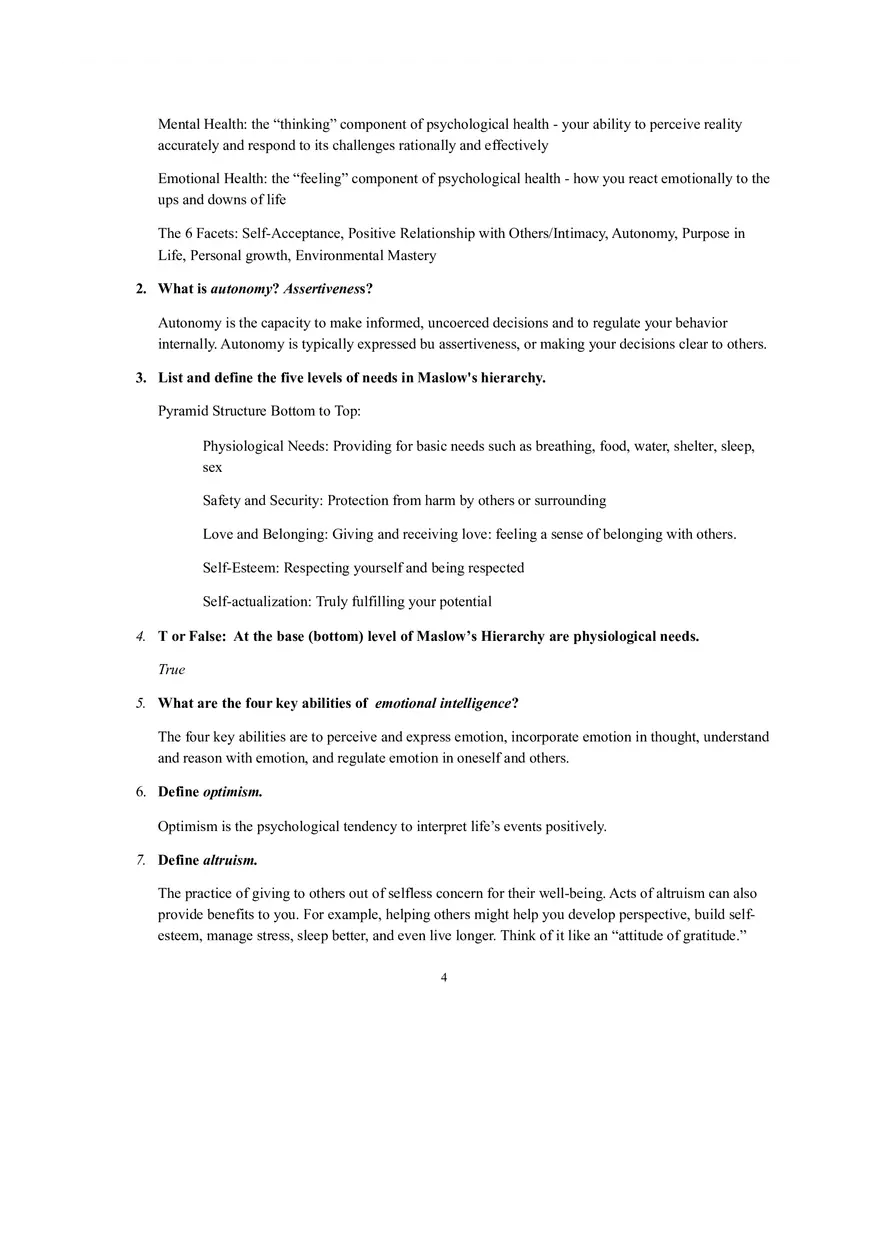 Study Guide for Health in the 21st Century - Page 24