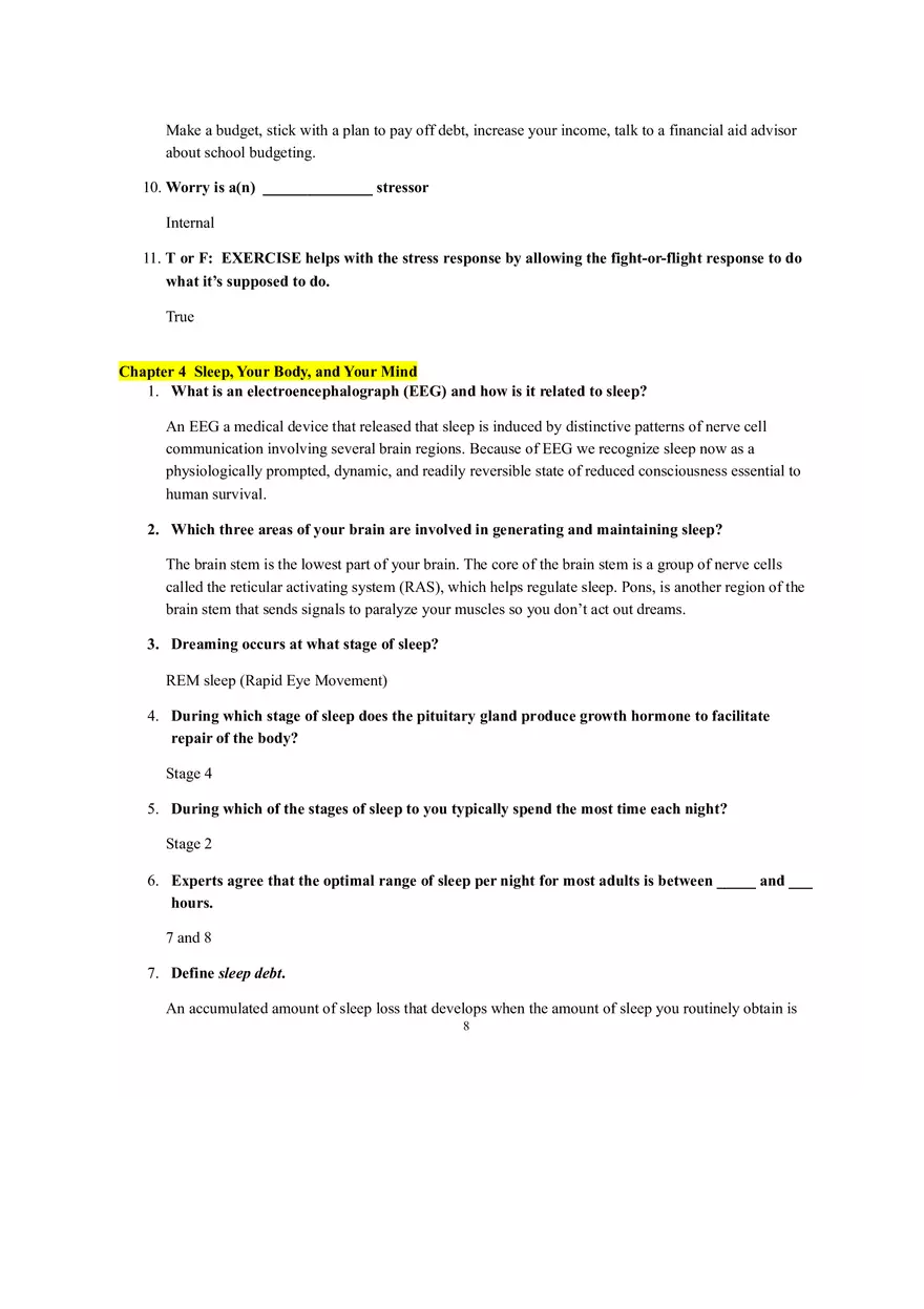 Study Guide for Health in the 21st Century - Page 31