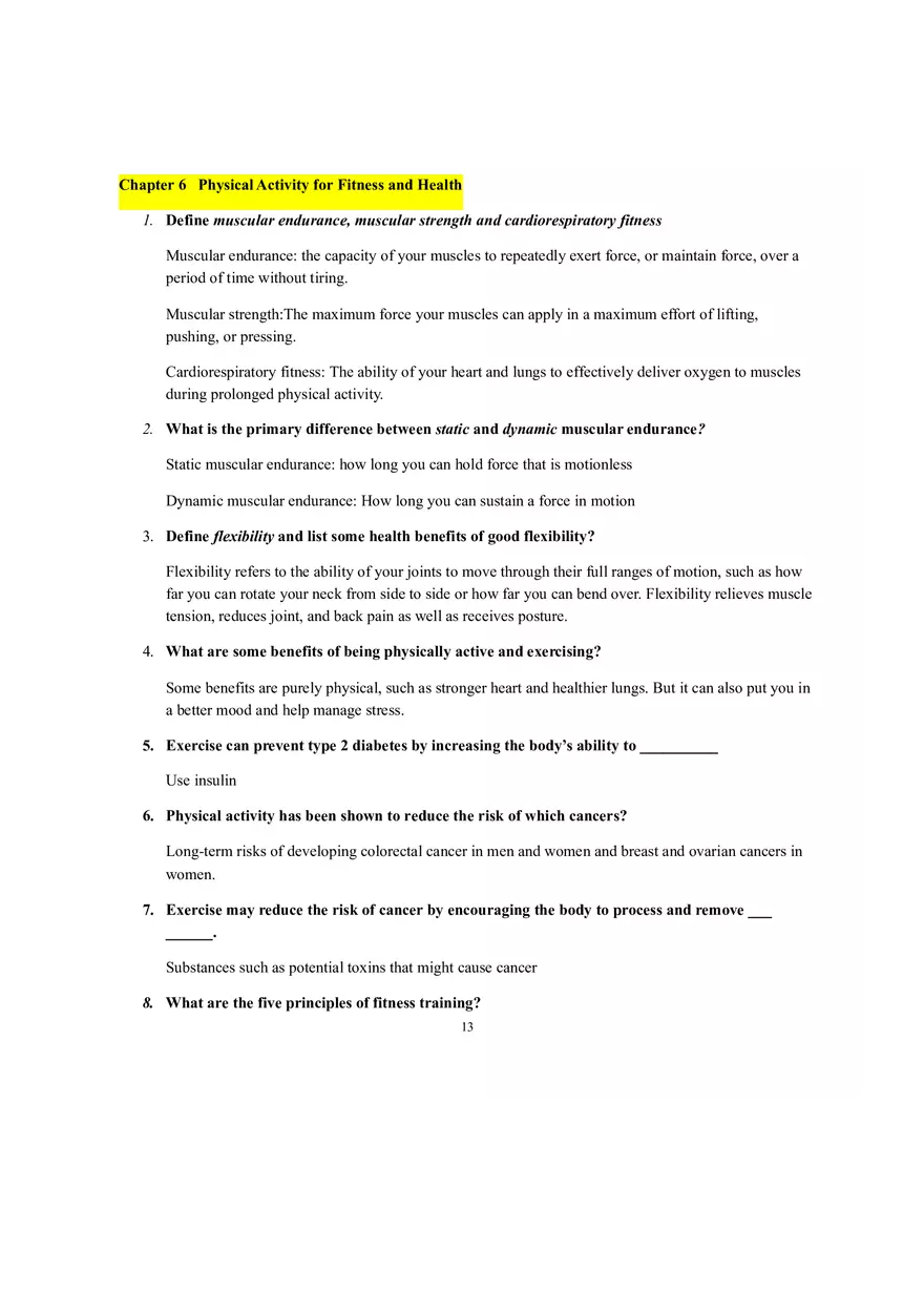 Study Guide for Health in the 21st Century - Page 5