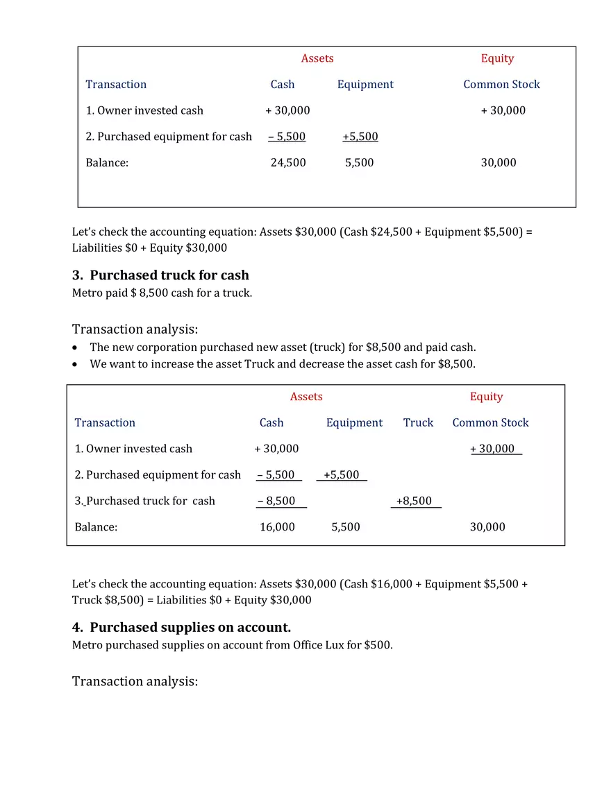 Accounting Equation - Page 3
