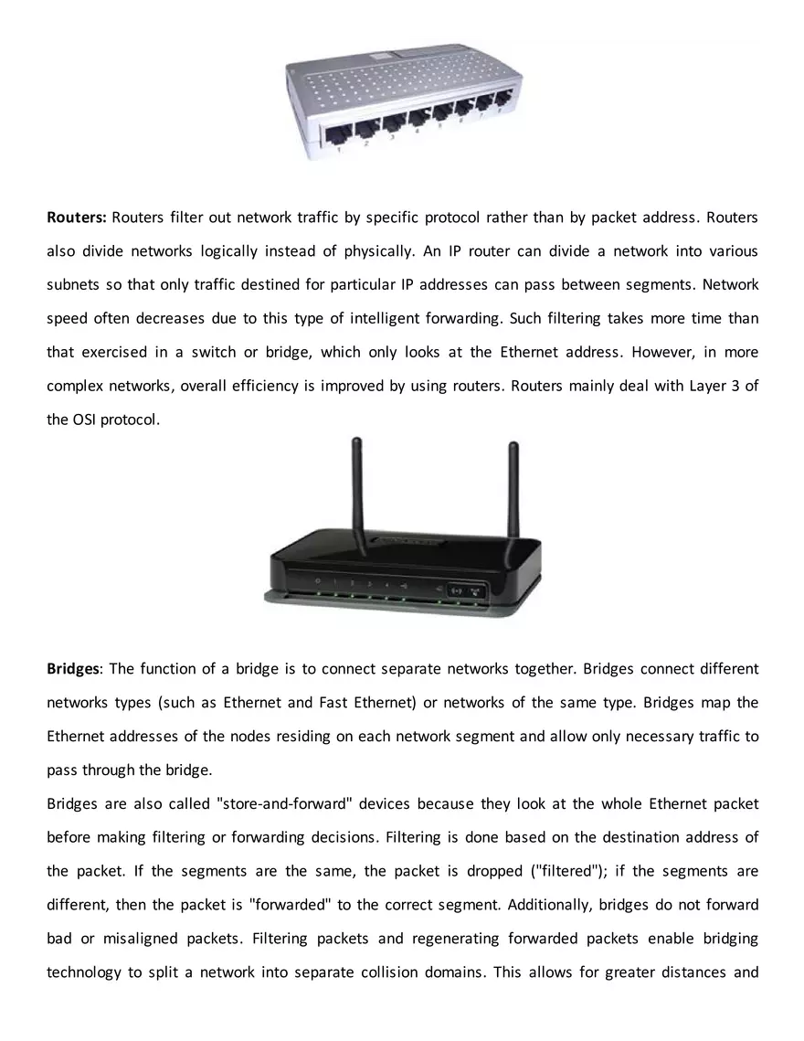 Components of a Computer Network - Page 3